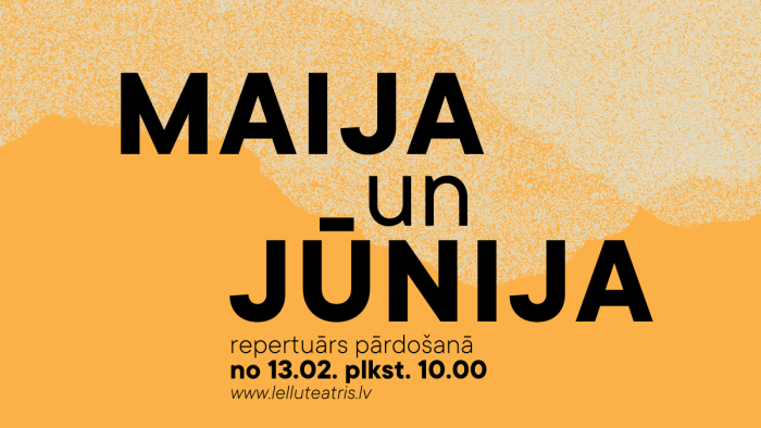 Biļetes uz izrādēm maijā un jūnijā